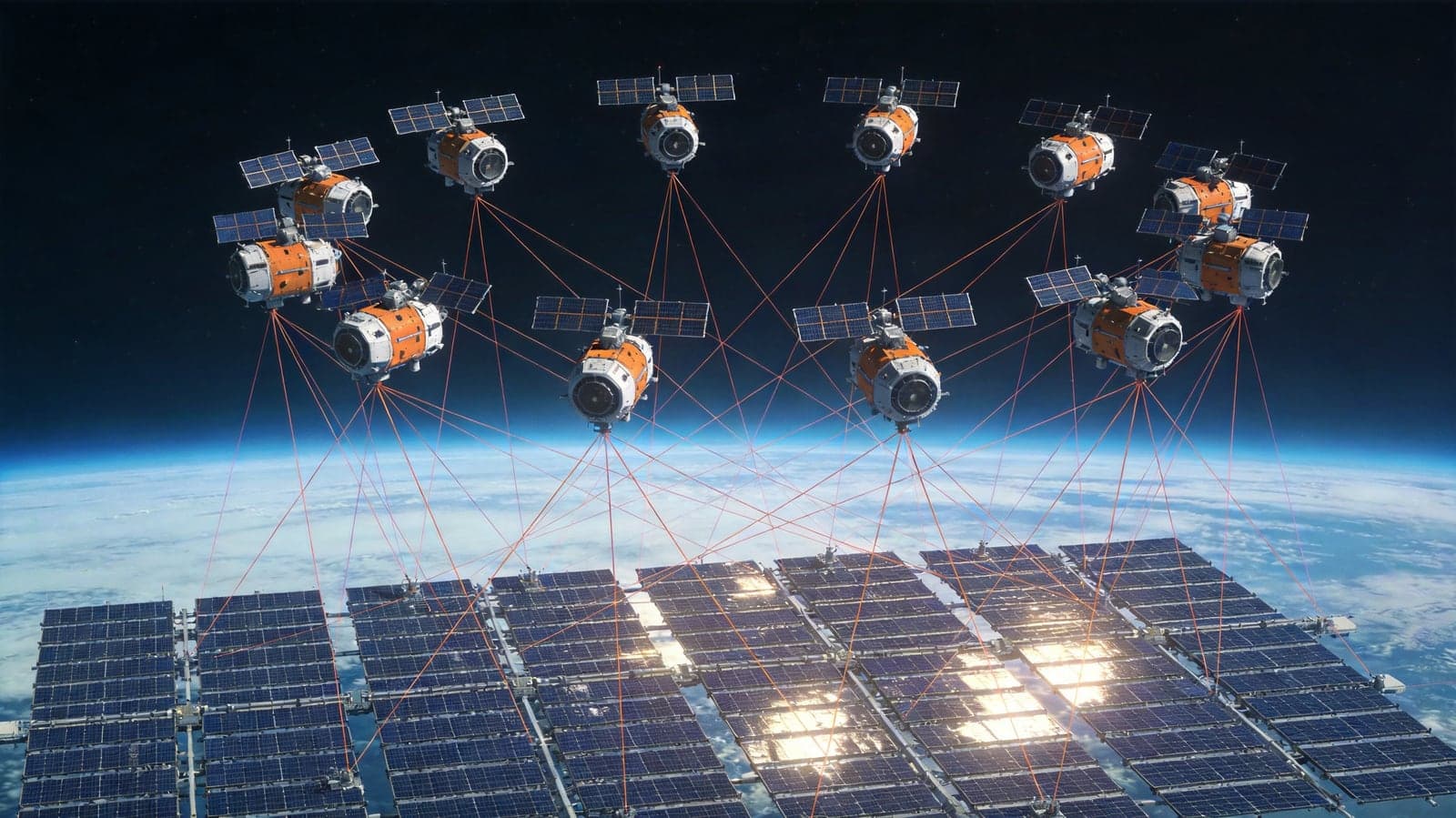 SpaceX показала анимацию группировки Starmind из миллиона спутников