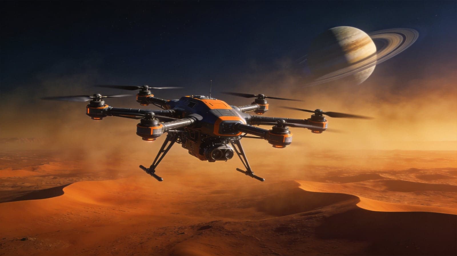 NASA выбрала дюнное поле Ахмакик Ундае местом посадки дрона Dragonfly на Титане